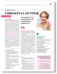Fachärztin für plastische Chirurgie in München, Dr. Med. Christina Günter